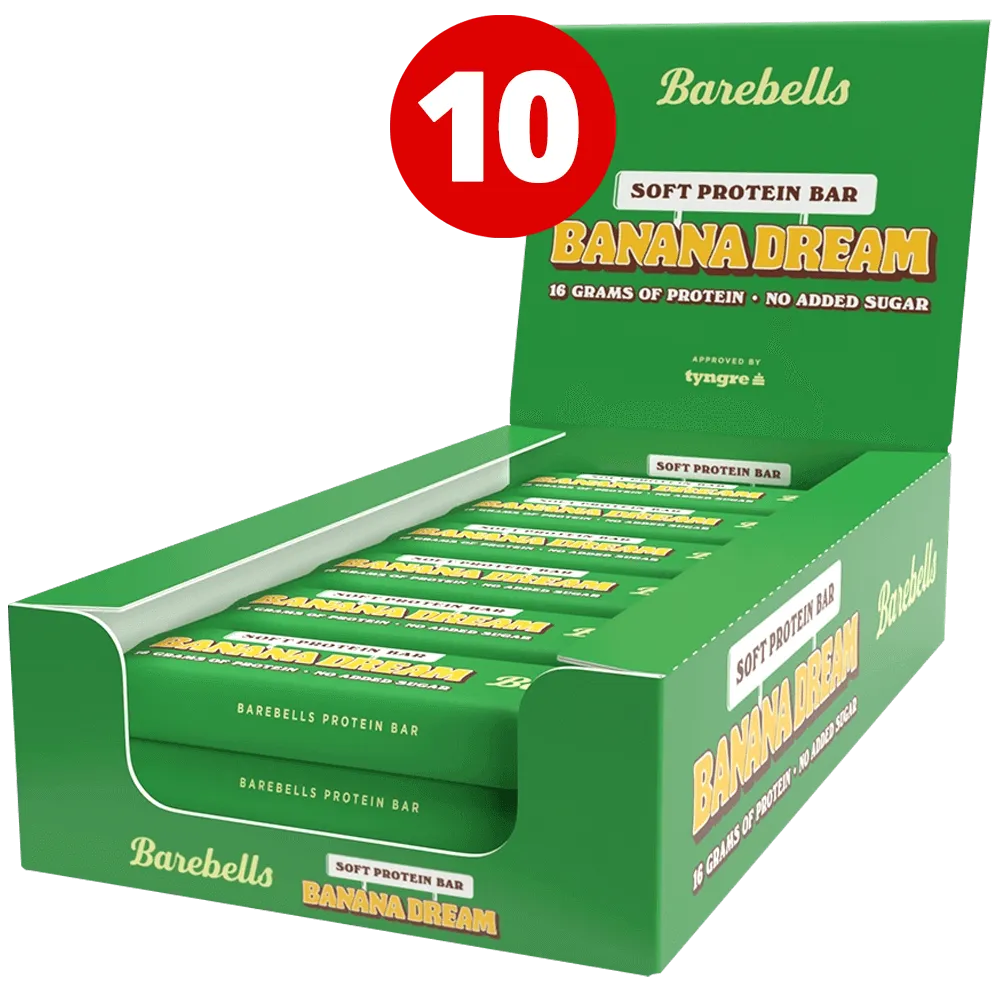 Barebells Soft Bar Banana Dream - 10x55g.