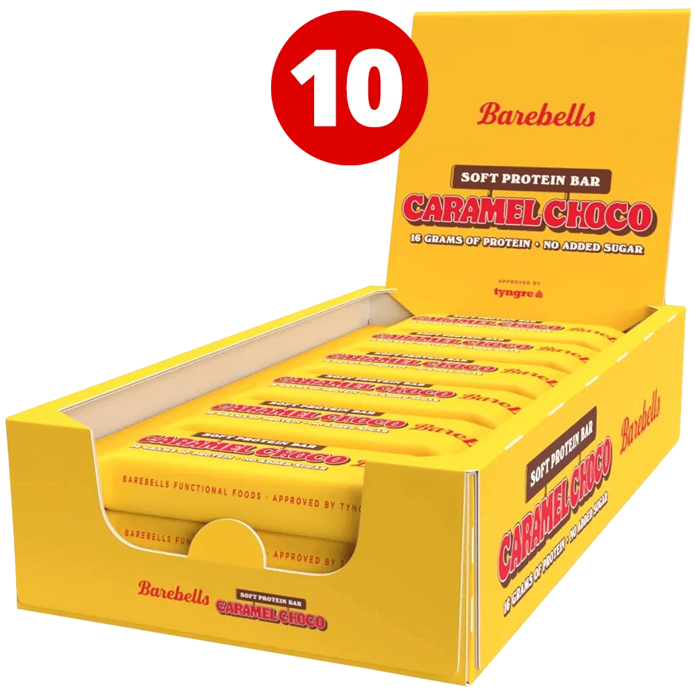 Barebells Soft Bar Caramel Choco - 10x55g.