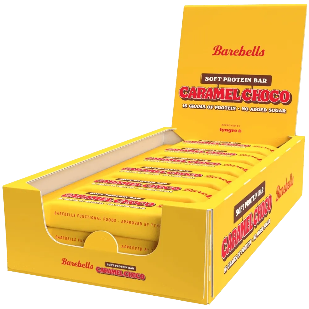Barebells Soft Bar Caramel Choco - 10x55g.