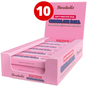 Barebells Soft Bar Chocolate Ball - 10x55g.
