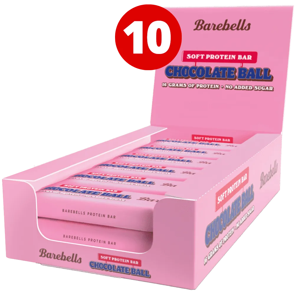 Barebells Soft Bar Chocolate Ball - 10x55g.