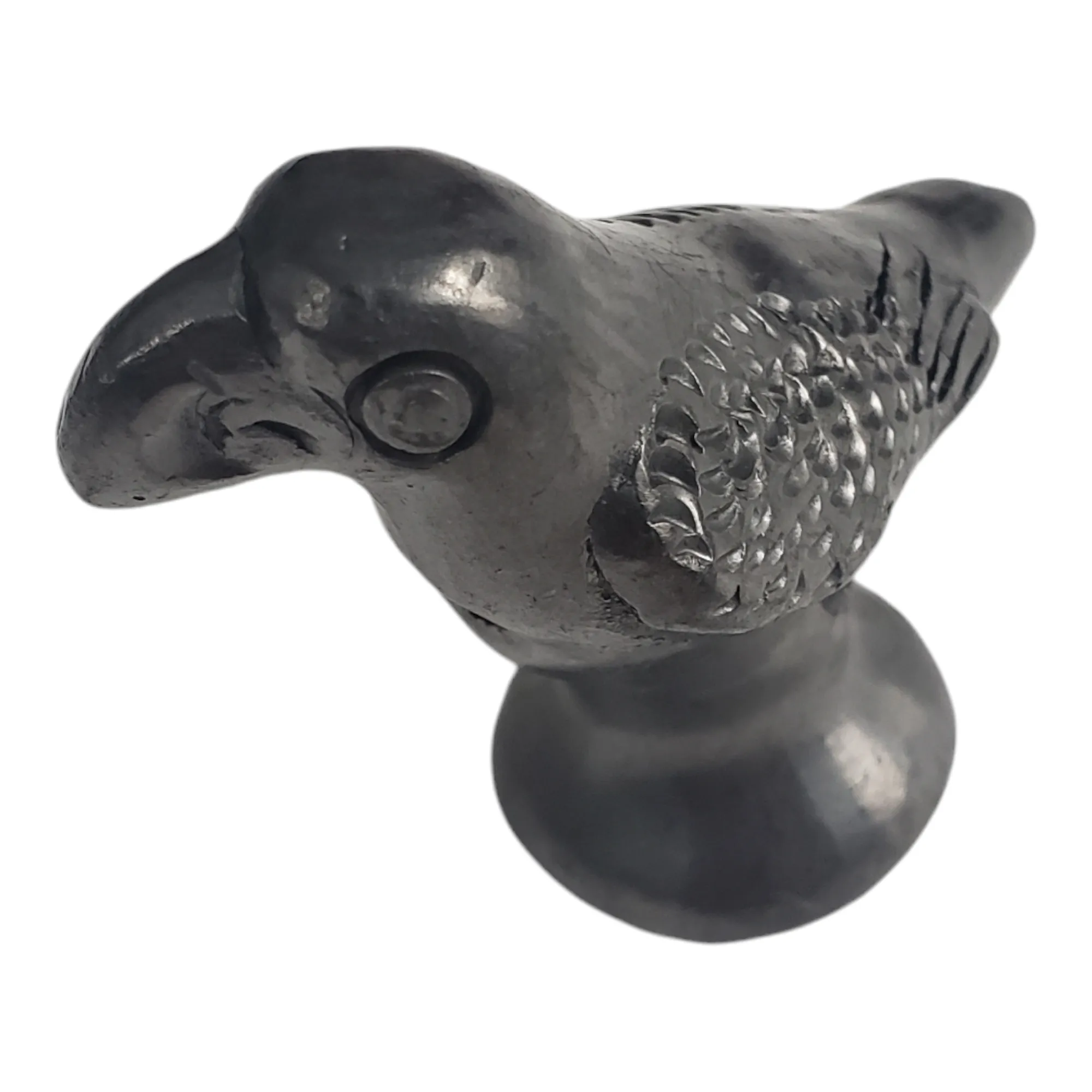 Barro Negro Bird Figurine from Oaxaca Mexico