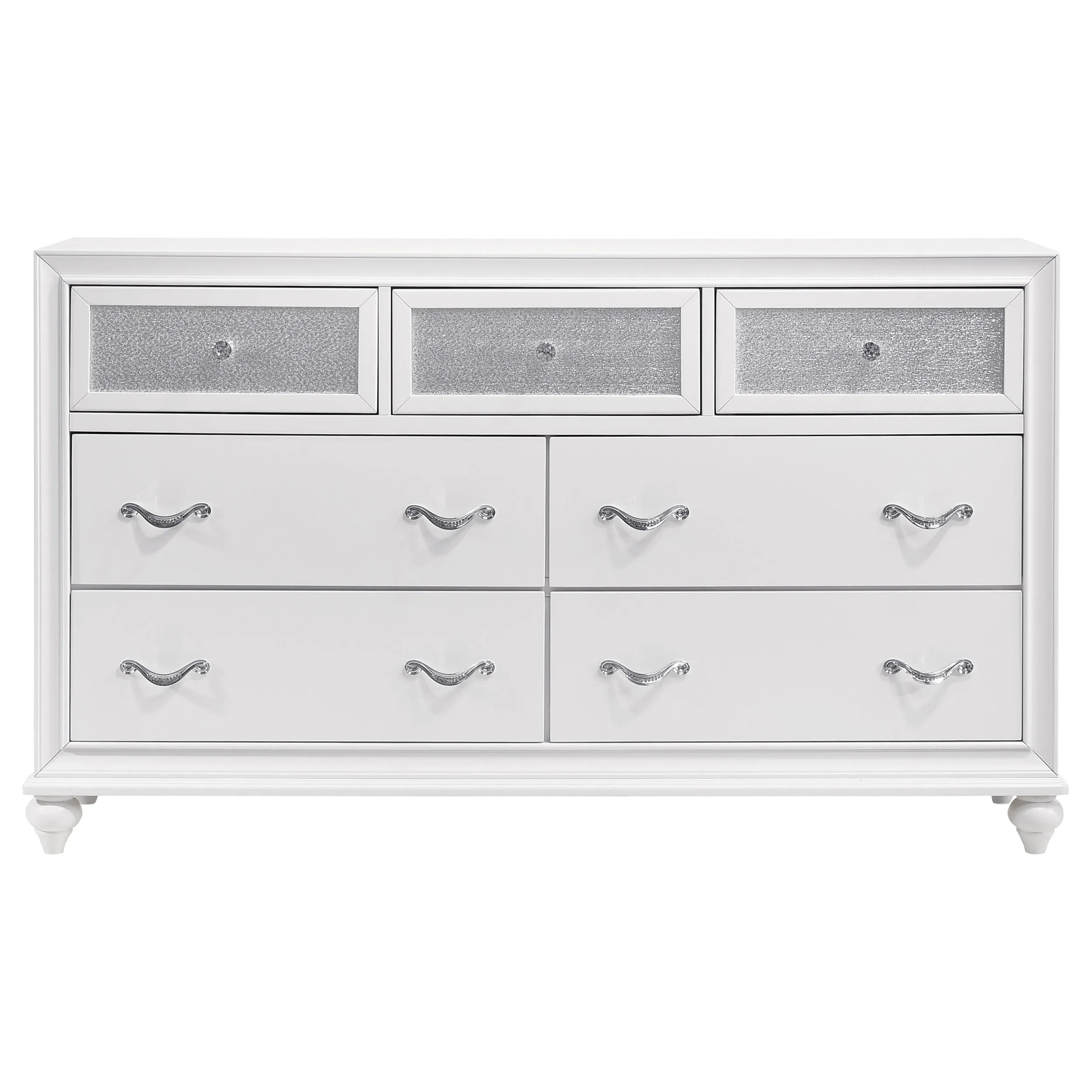 Barzini 4-piece Queen Bedroom Set White