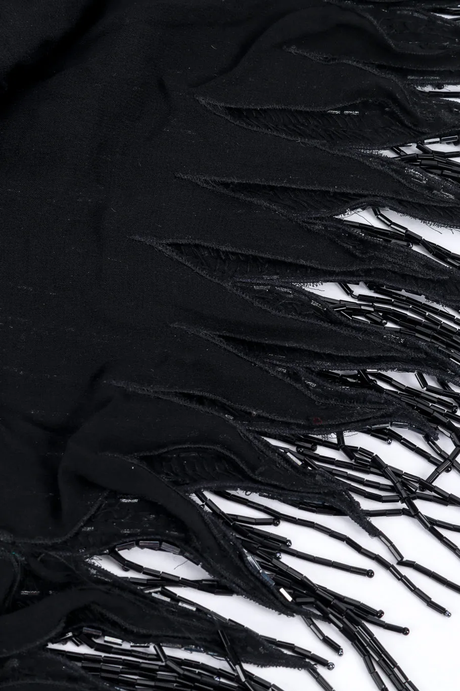 Beaded Fringe Sequin Top