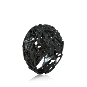 Big Nest Ring Black