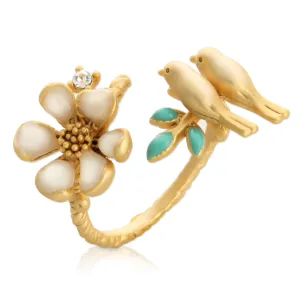 Birds and Flower Ring
