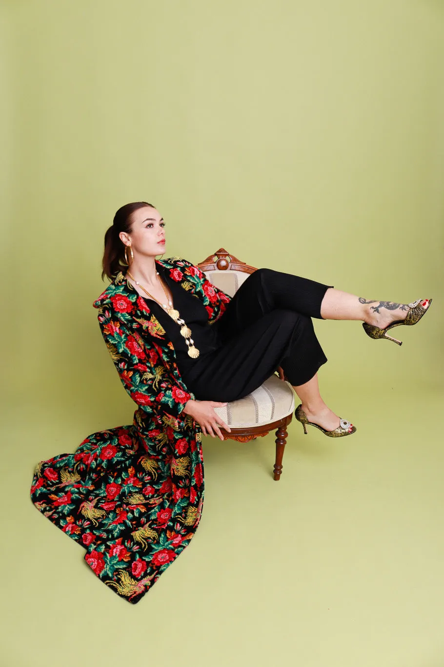 Birds Of Paradise Tapestry Robe