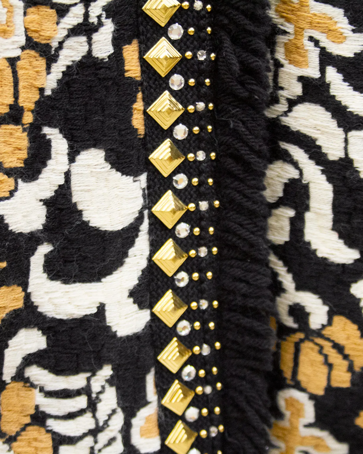 Black and Tan Hostess Style Maxi Dress
