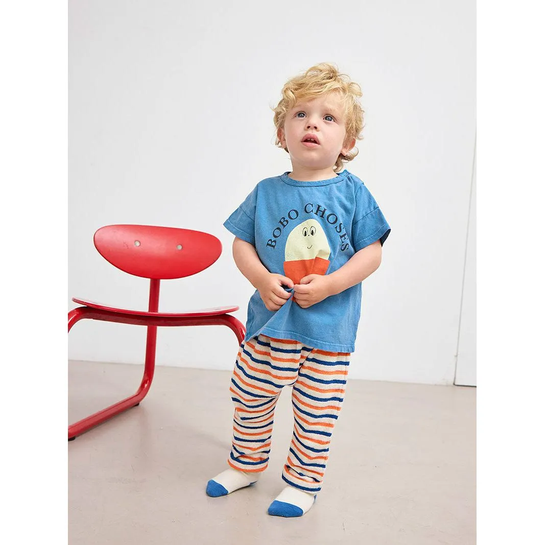 Bobo Choses - Striped terry cloth harem pants