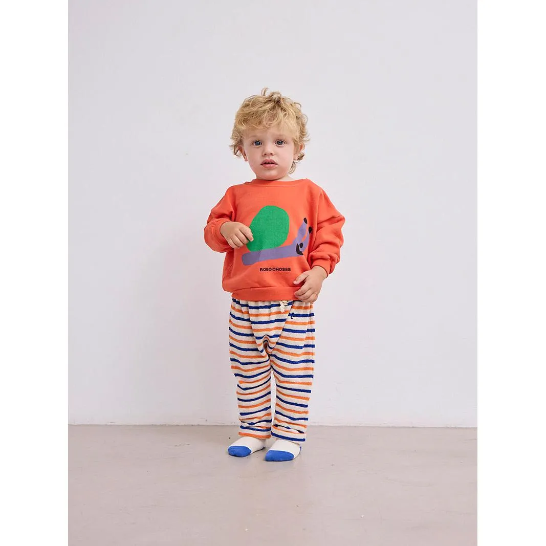 Bobo Choses - Striped terry cloth harem pants