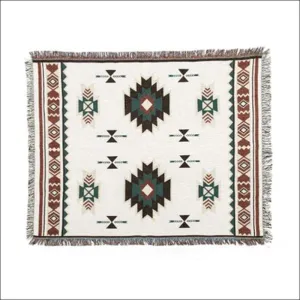 Bohemian Aztec Tapestry Throw Blanket