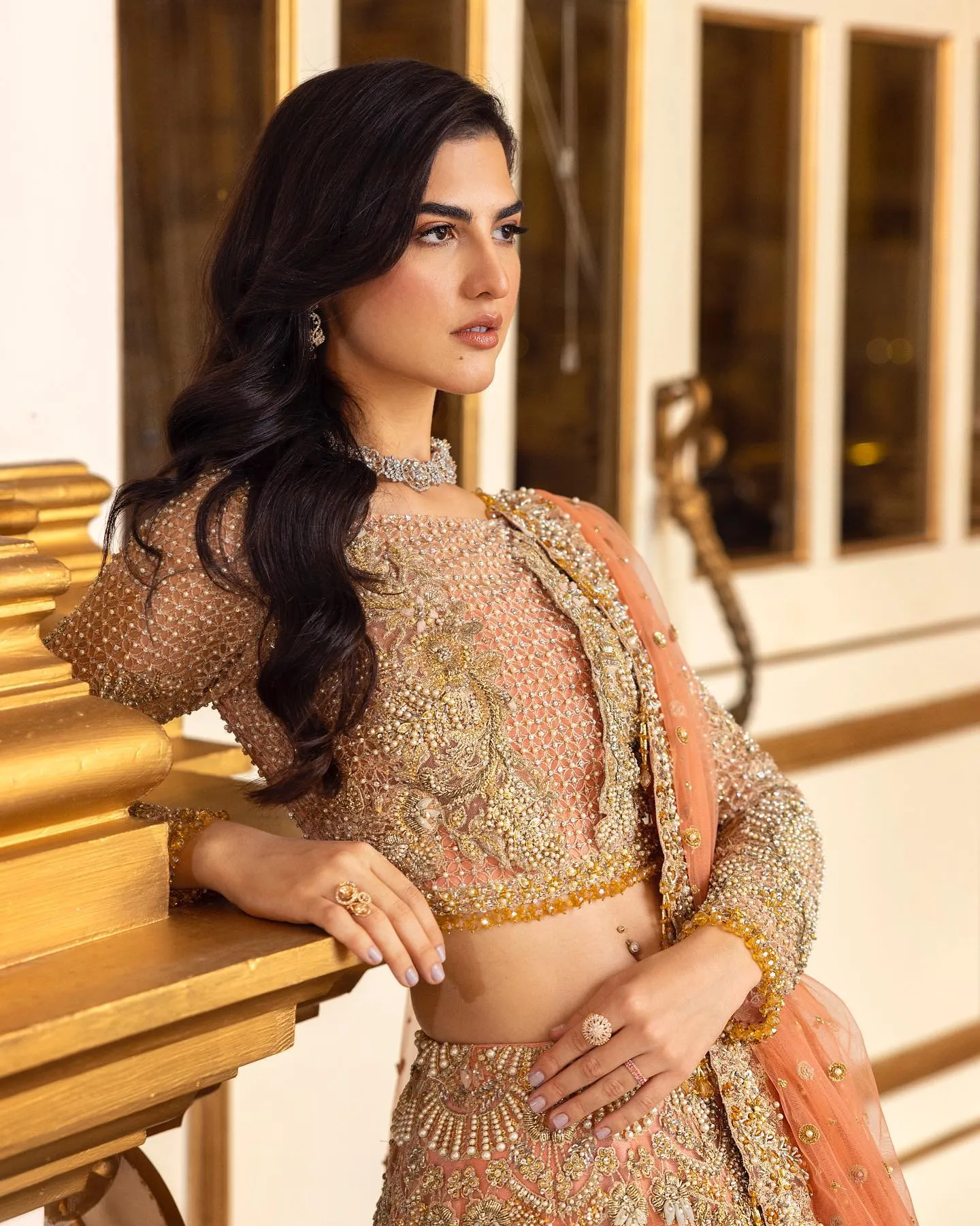 Bridal Lehenga Choli and Dupatta Indian Bridal Wear