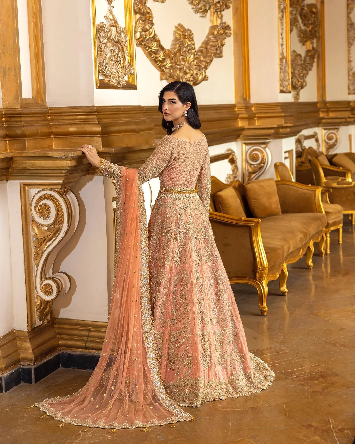 Bridal Lehenga Choli and Dupatta Indian Bridal Wear