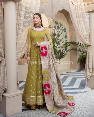 Bridal Sharara with Pishwas Pakistani Dress #BS207