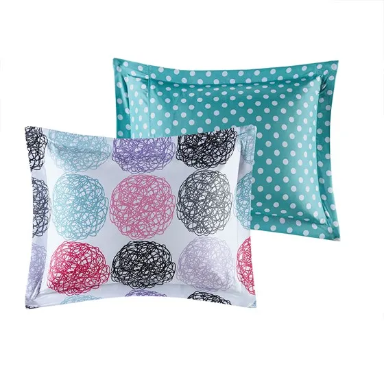 Carly Reversible Comforter Set (Purple)
