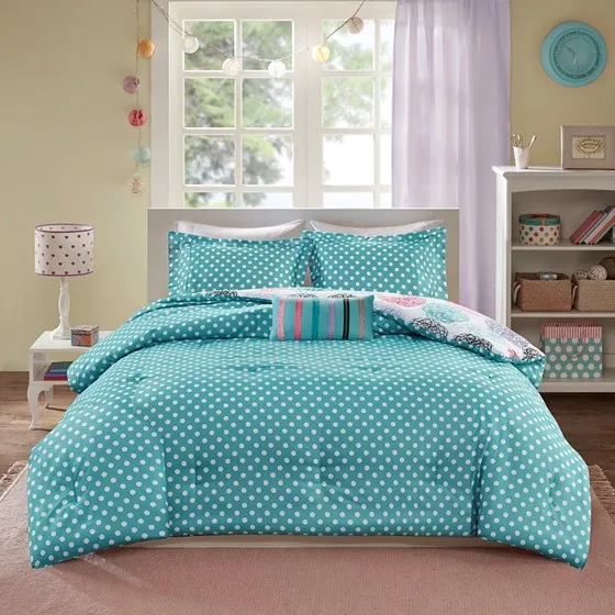 Carly Reversible Comforter Set (Purple)