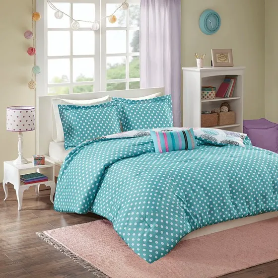 Carly Reversible Comforter Set (Purple)