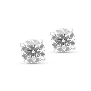 Classic Diamond Solitaire Studs - .61 Carat