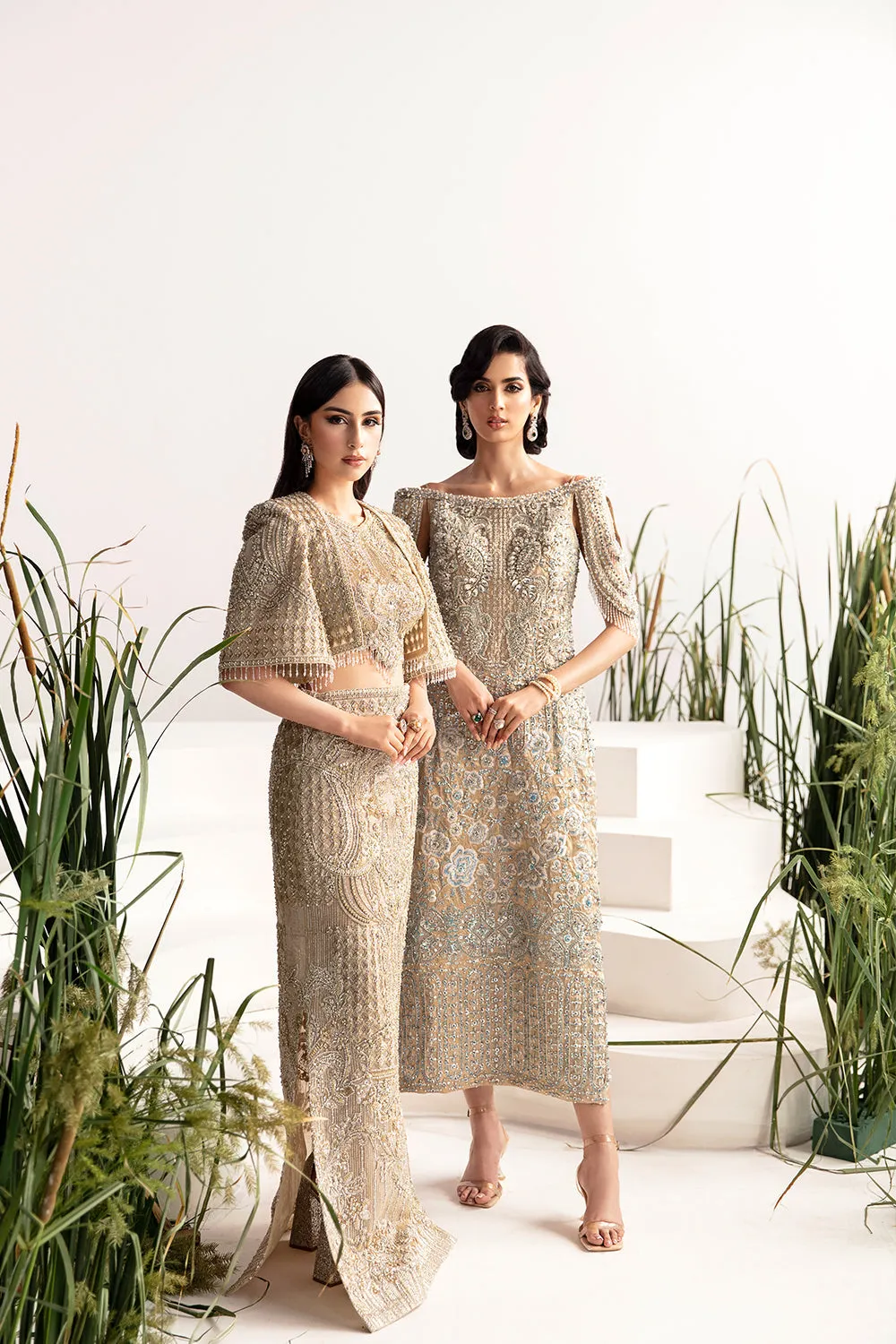 Classic Pakistani Wedding Dress in Kameez Trouser Style