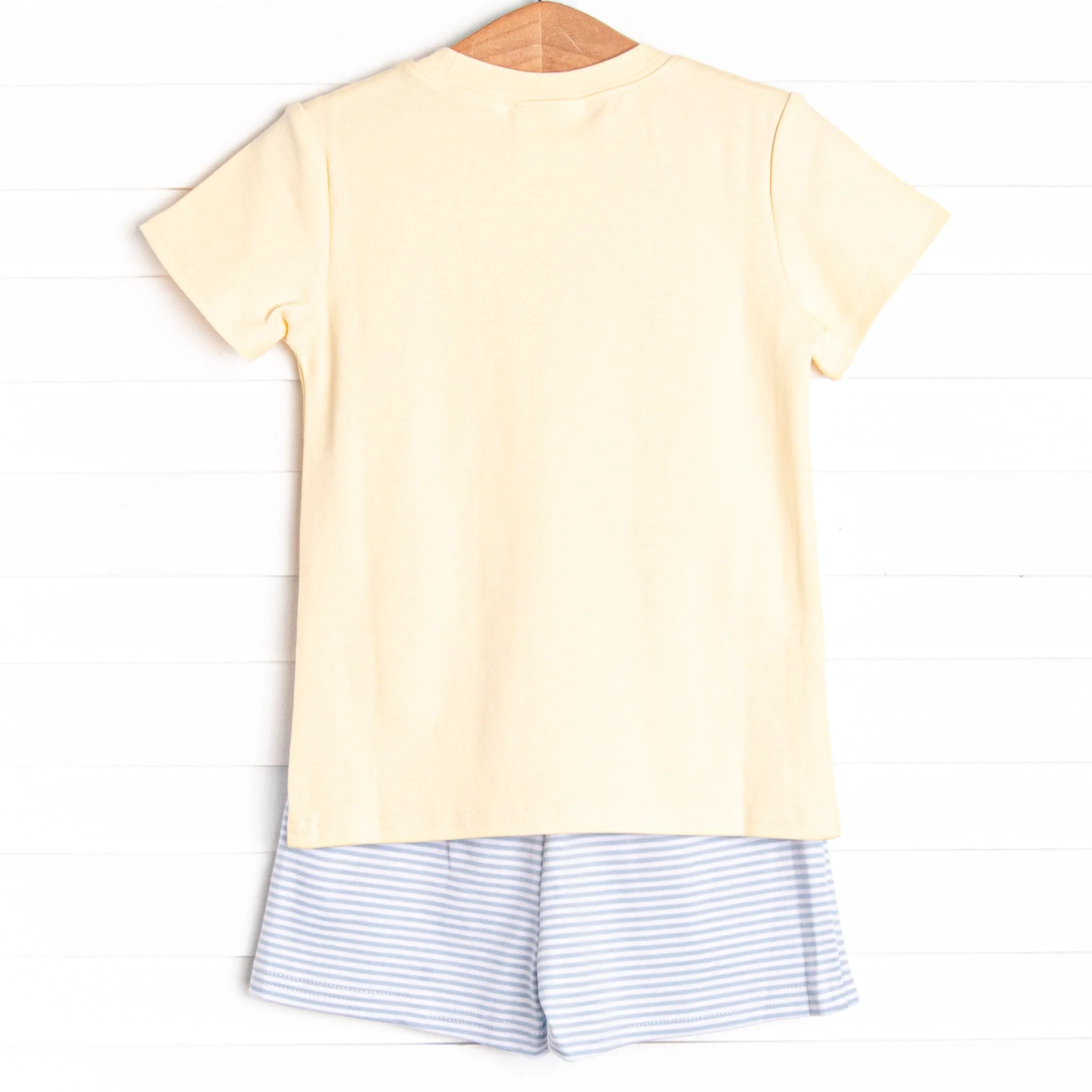 Coleman Pima Short Set, Yellow