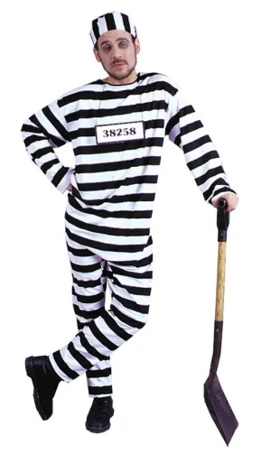 Convict Costume Std  Costume