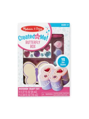 Created by Me! Butterfly Box Wooden Craft Kit