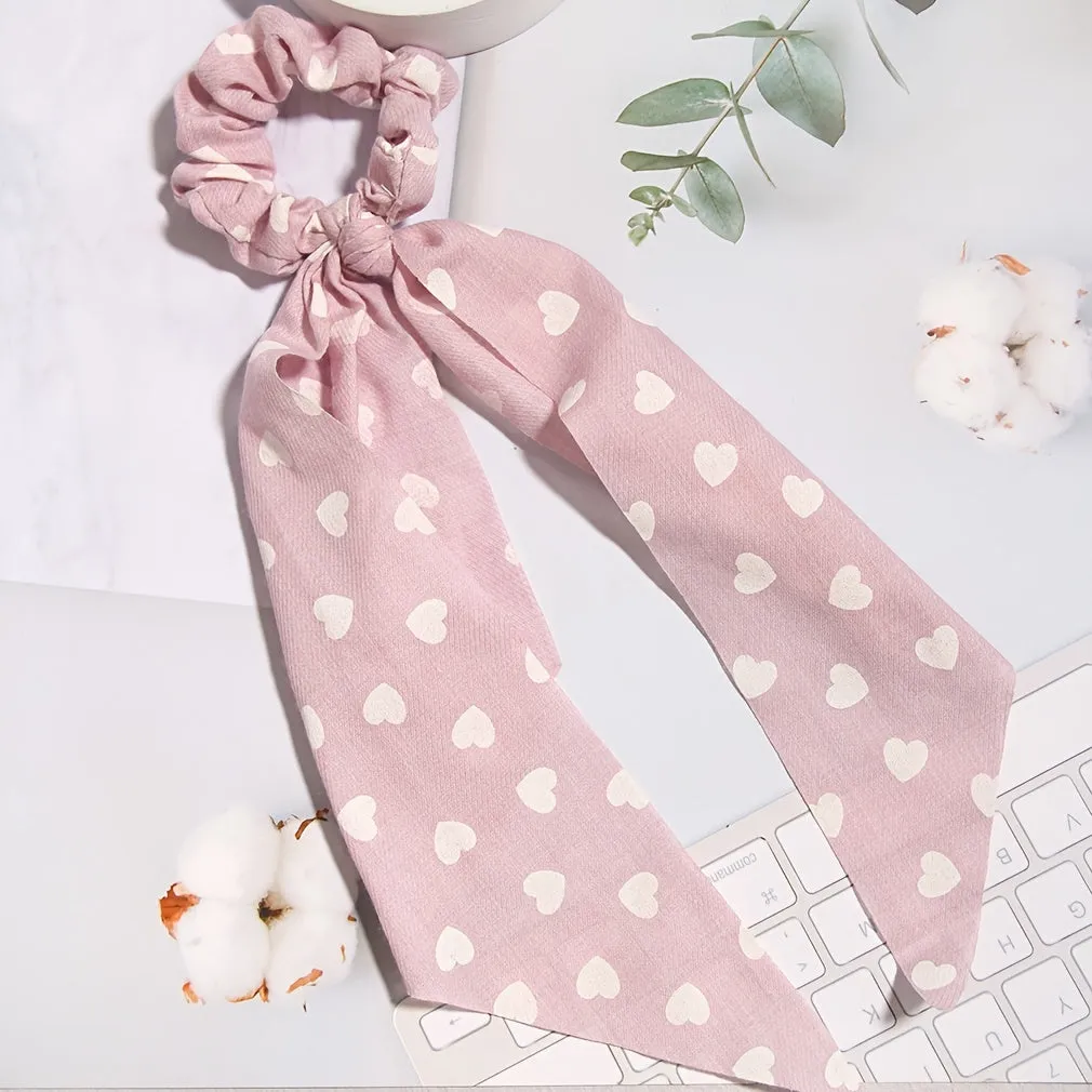 Cute Polka Dot Scrunchie Set