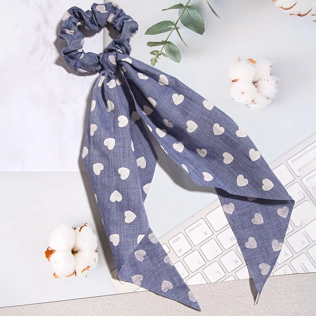 Cute Polka Dot Scrunchie Set