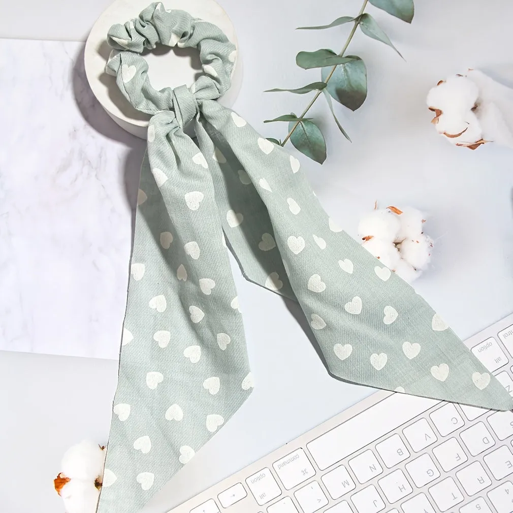 Cute Polka Dot Scrunchie Set