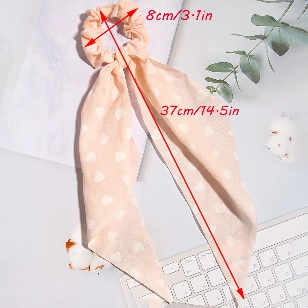 Cute Polka Dot Scrunchie Set
