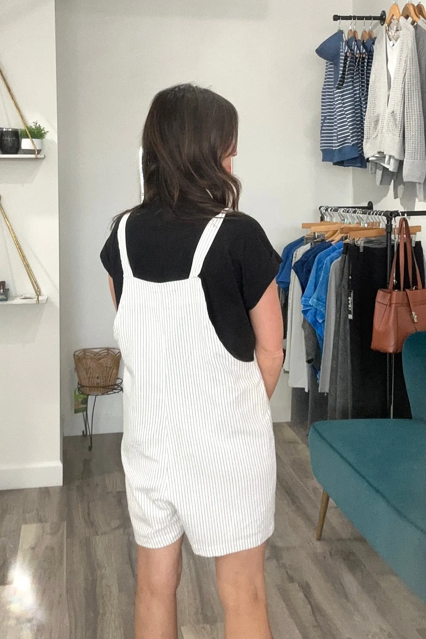 Devyn Striped Romper