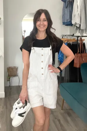 Devyn Striped Romper