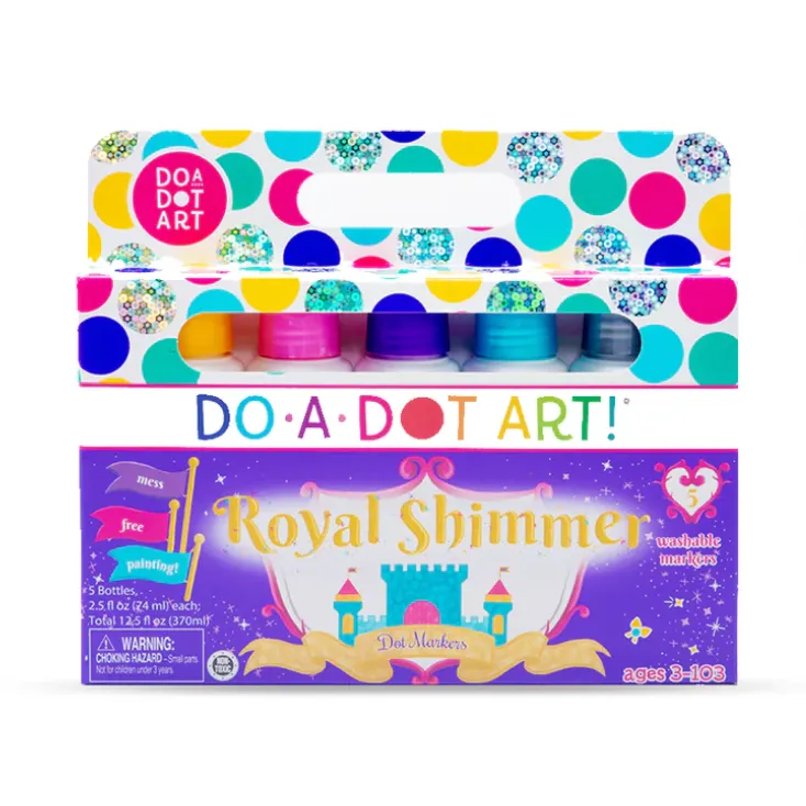 Do-A-Dot Art Washable Dot Markers - Royal Shimmer - 5 Count