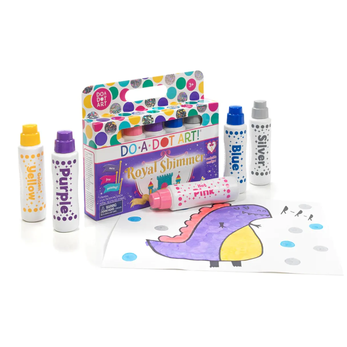 Do-A-Dot Art Washable Dot Markers - Royal Shimmer - 5 Count