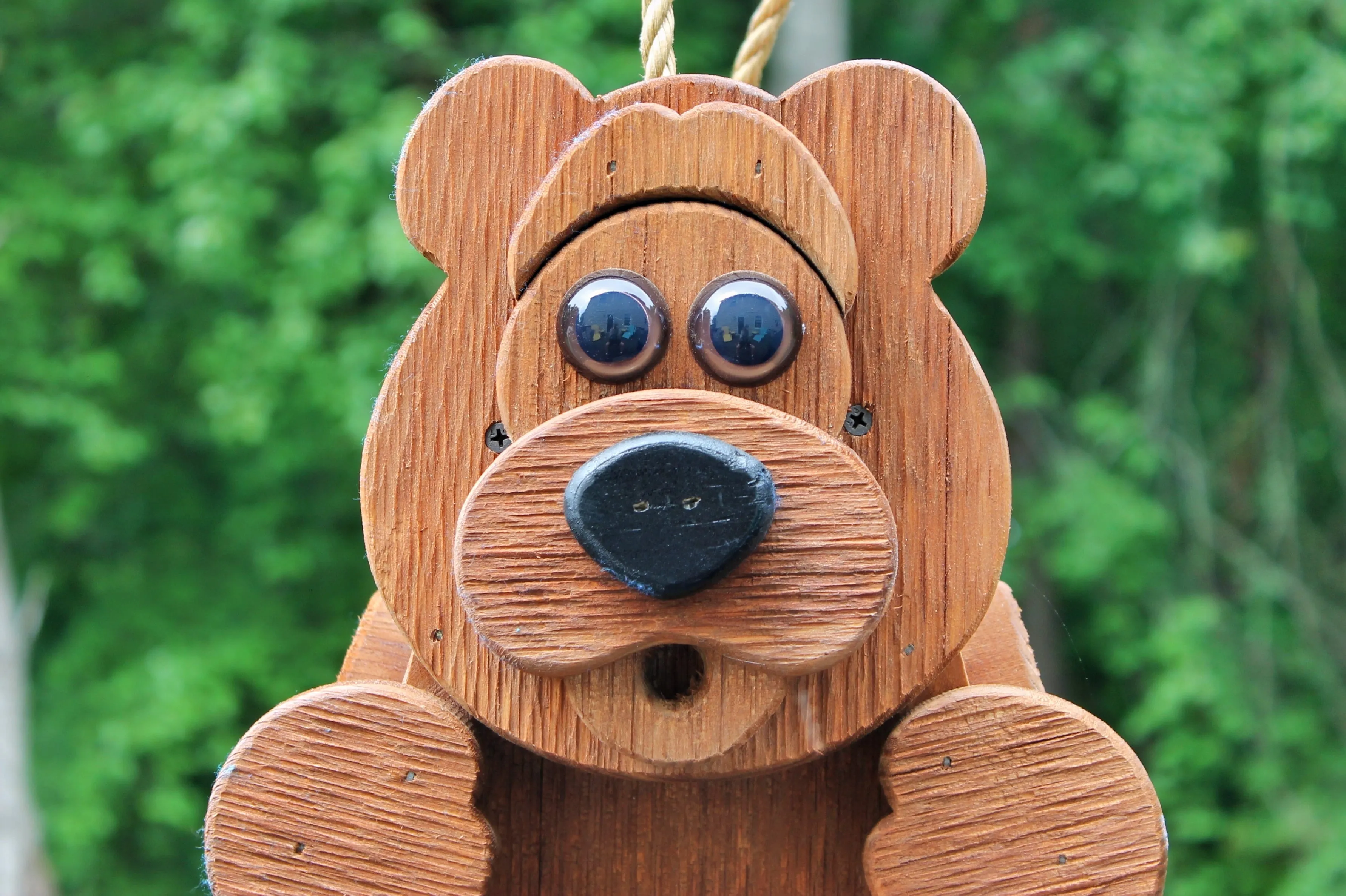 Dog and Bear Shaped Bird Feeders