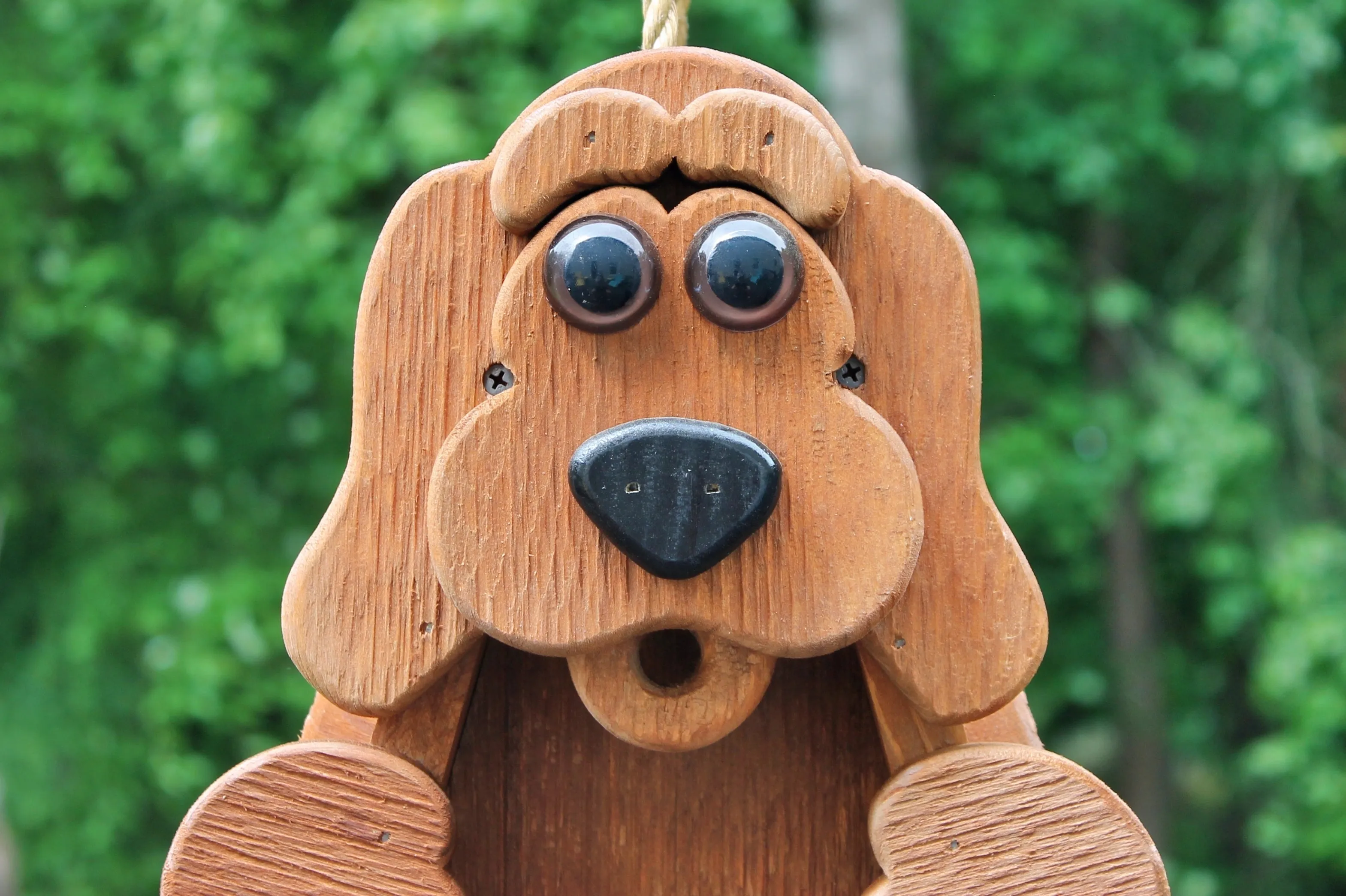 Dog and Bear Shaped Bird Feeders