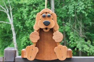 Dog and Bear Shaped Bird Feeders