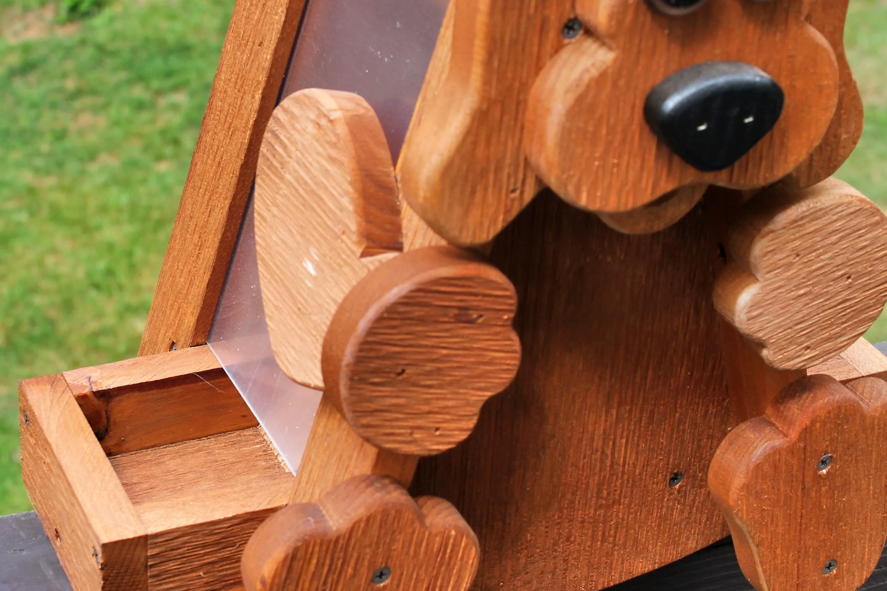 Dog and Bear Shaped Bird Feeders