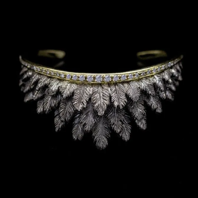 Duffy x Thesis Feather Cuff Bracelet