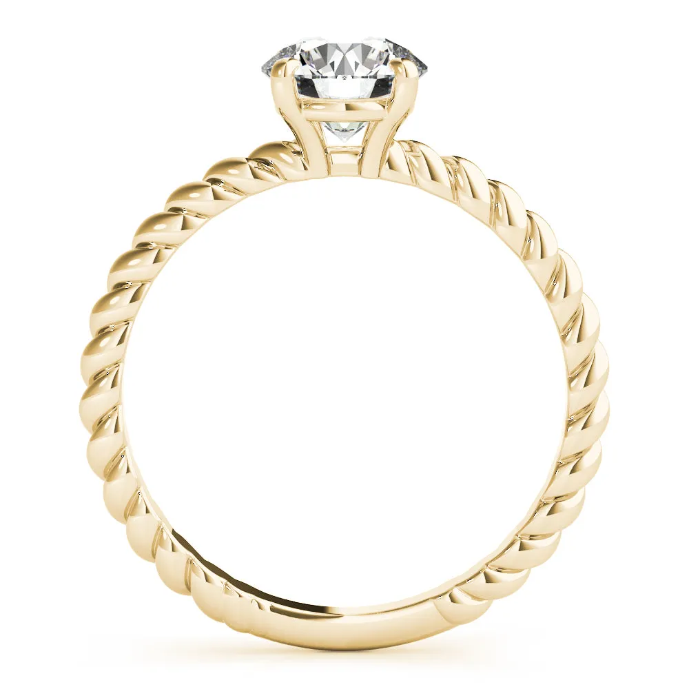 Eleanor Round Diamond Solitaire Engagement Ring