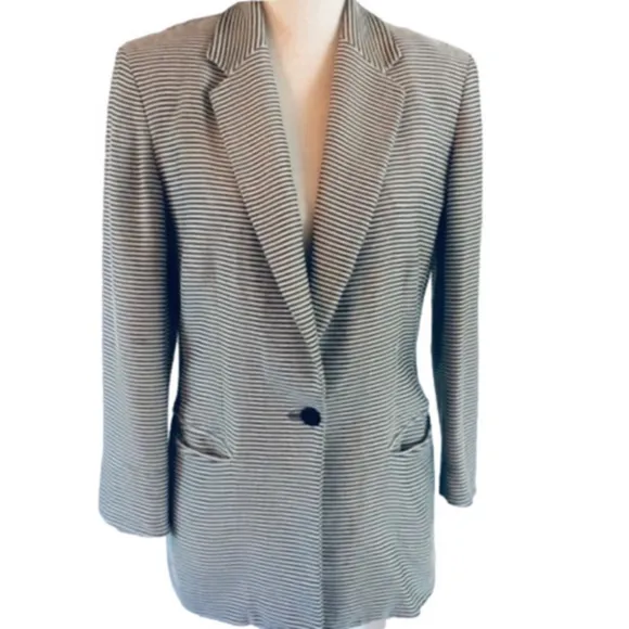 EMANUEL Emanuel Ungaro vintage striped blazer size 4 US/38 Europe 90’s/Y2K