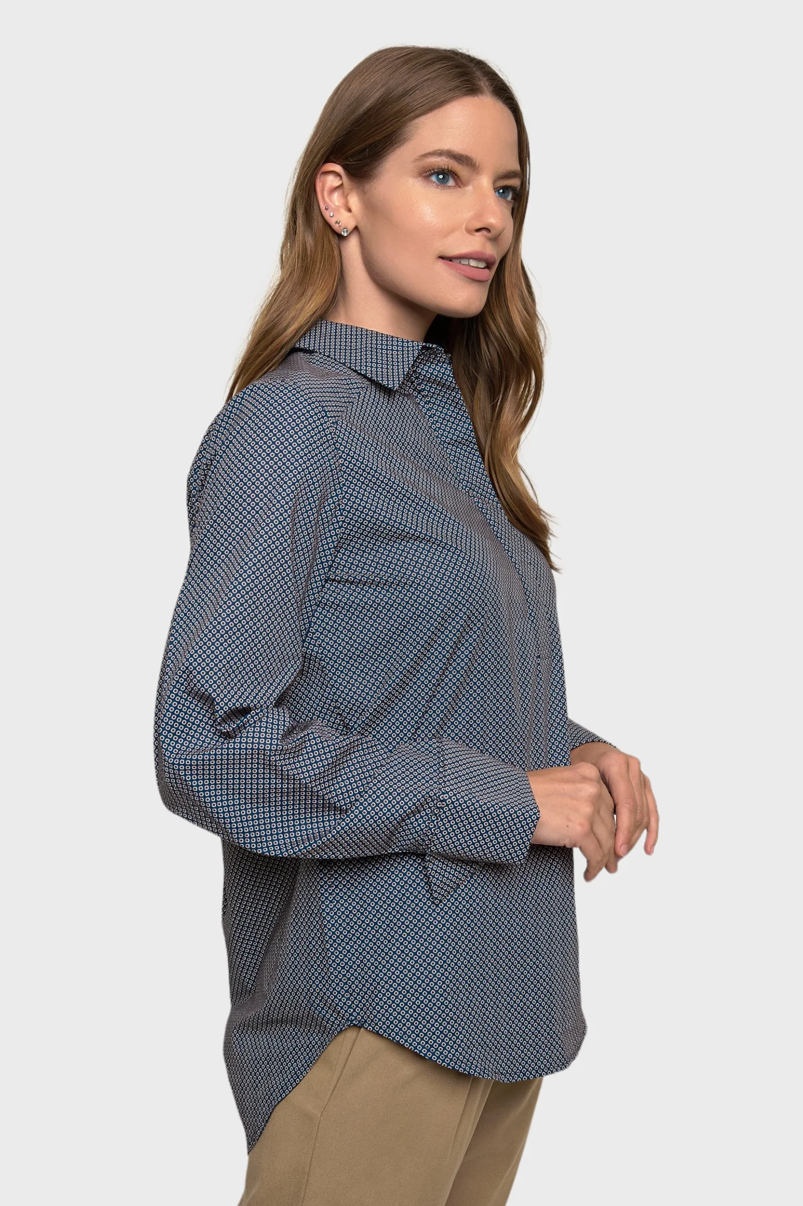 Eva Polka-Dot Cotton Shirt