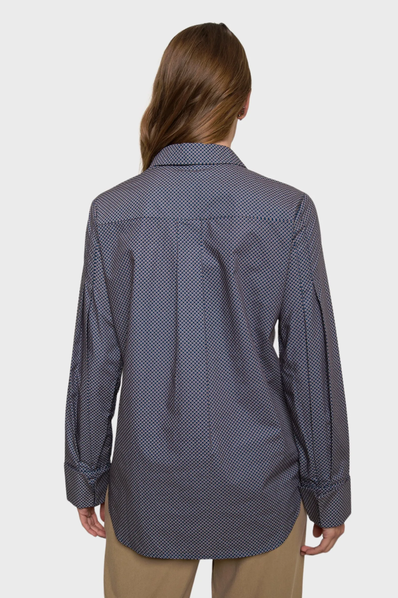 Eva Polka-Dot Cotton Shirt