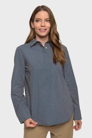 Eva Polka-Dot Cotton Shirt