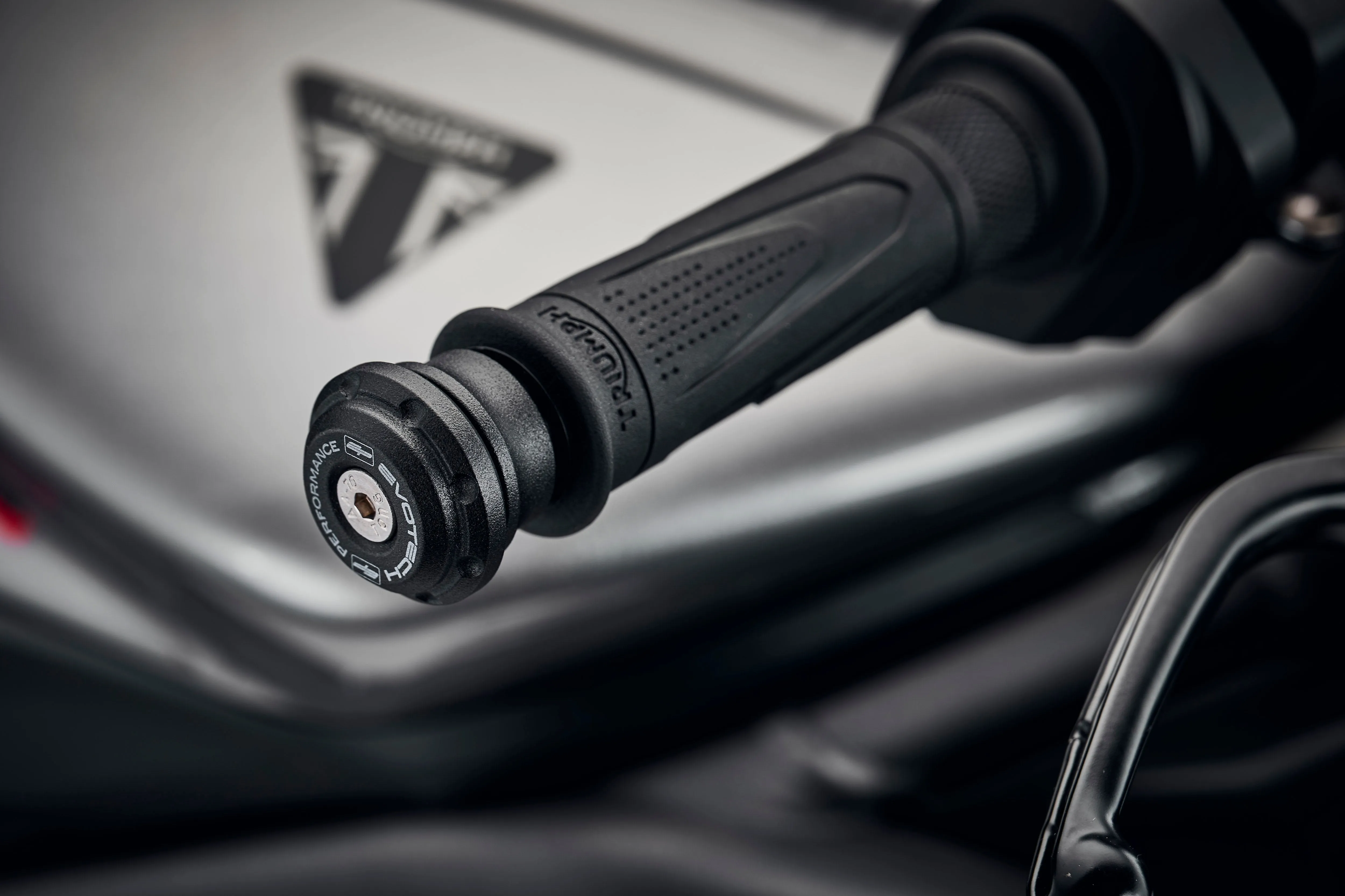Evotech Bar End Weights (Non Bar End Mirror Version) - Triumph Street Triple 765 R (2023 )