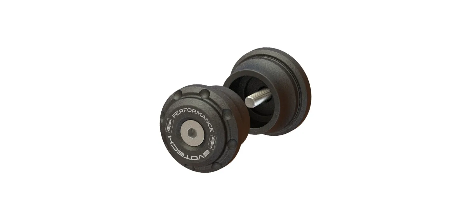 Evotech Bar End Weights (Non Bar End Mirror Version) - Triumph Street Triple 765 R (2023 )