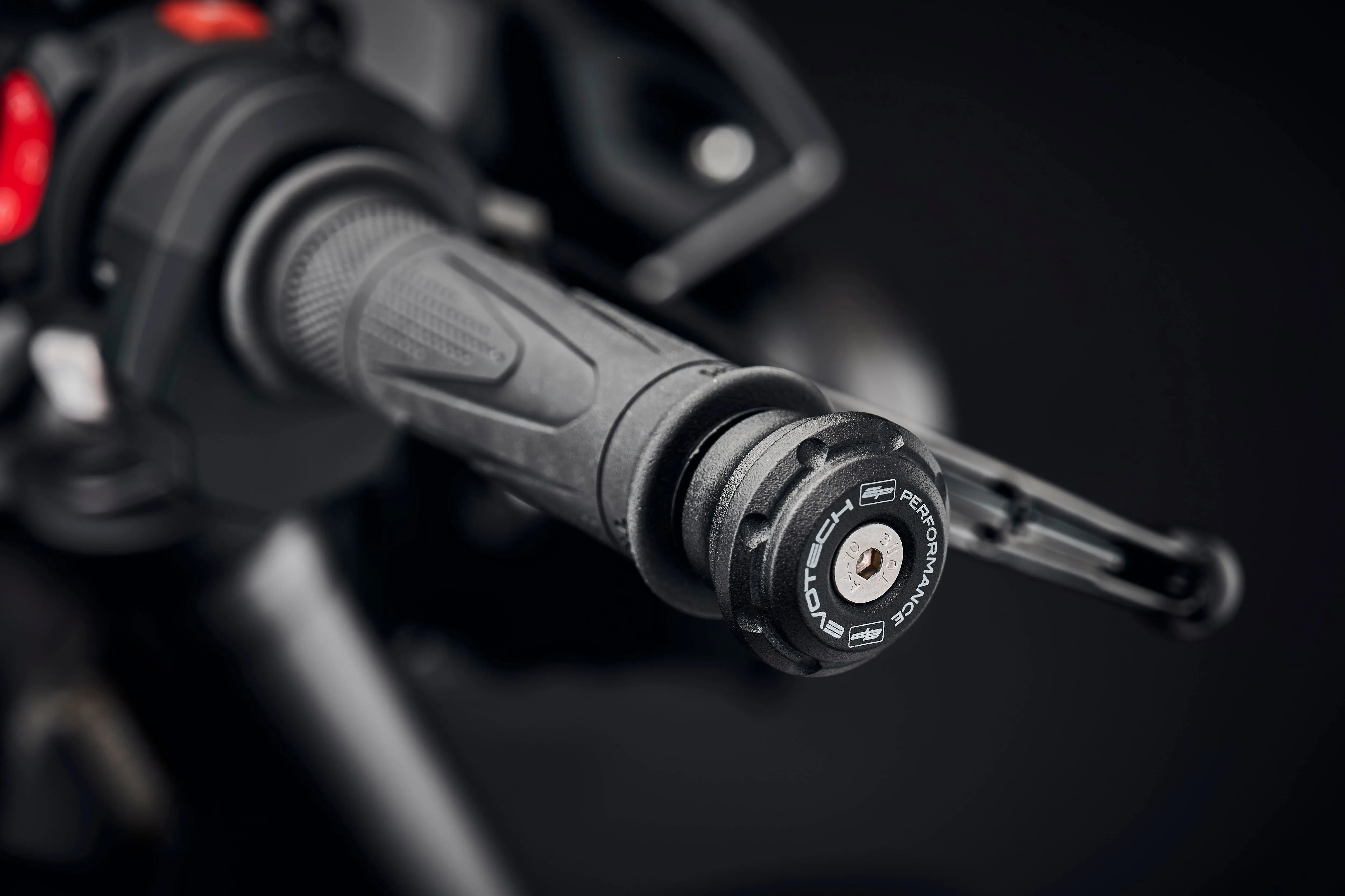 Evotech Bar End Weights (Non Bar End Mirror Version) - Triumph Street Triple 765 R (2023 )