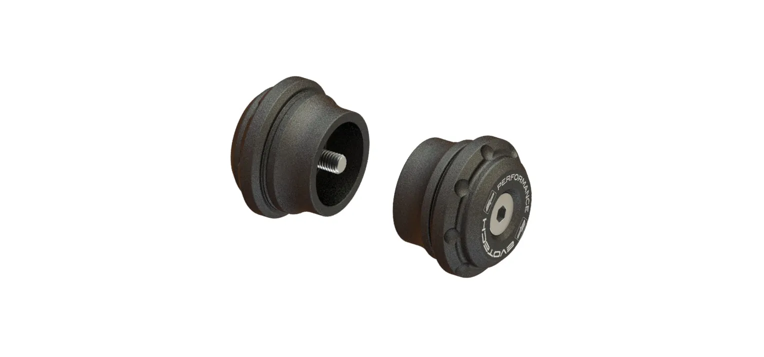 Evotech Bar End Weights (Non Bar End Mirror Version) - Triumph Street Triple 765 R (2023 )