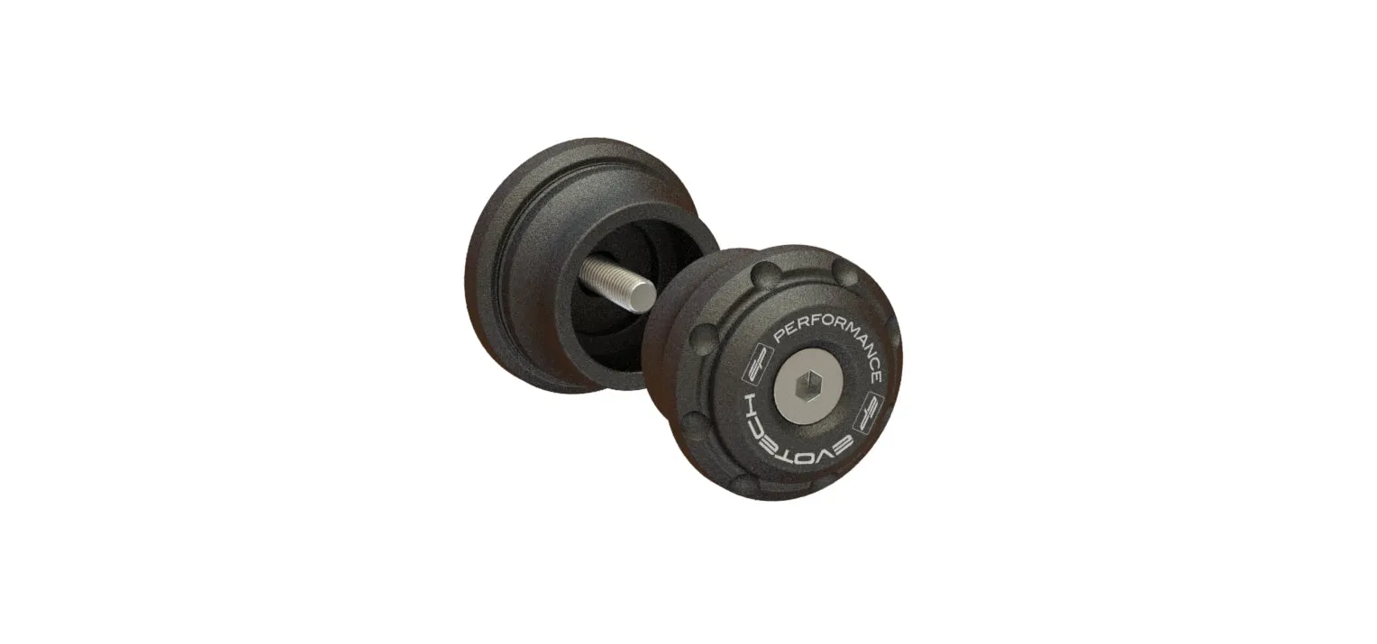 Evotech Bar End Weights (Non Bar End Mirror Version) - Triumph Street Triple 765 R (2023 )