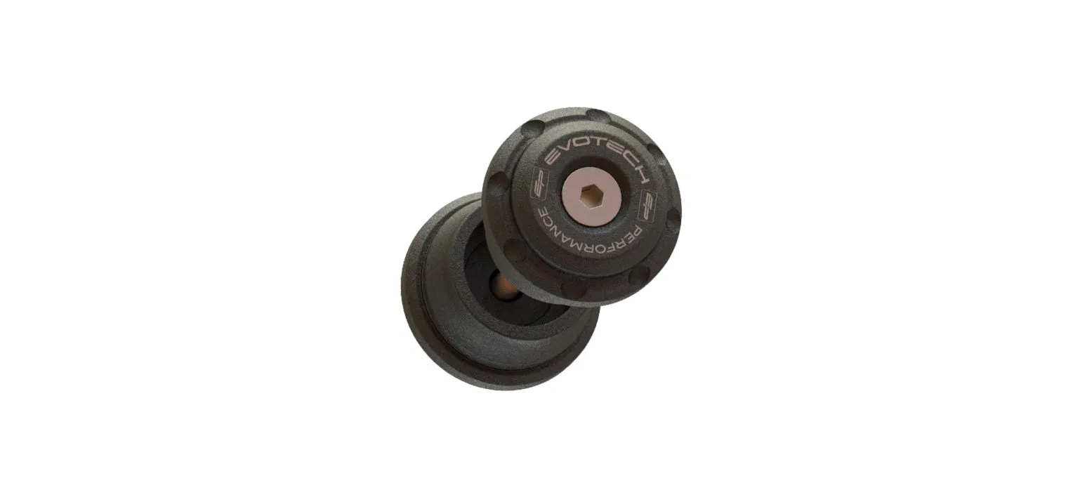 Evotech Bar End Weights (Non Bar End Mirror Version) - Triumph Street Triple 765 R (2023 )